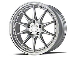 Aodhan DS07 Silver with Machined Face Wheel; 18x8.5; 35mm Offset (15-23 Mustang EcoBoost w/o Performance Pack, V6)