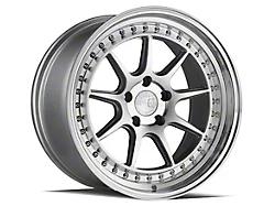 Aodhan DS-X Silver with Machine Face Wheel; Rear Only; 18x10.5 (94-98 Mustang)