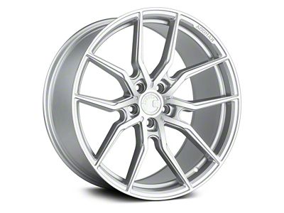 Aodhan AFF1 Gloss Silver Machined Wheel; 20x9; 30mm Offset (16-24 Camaro)