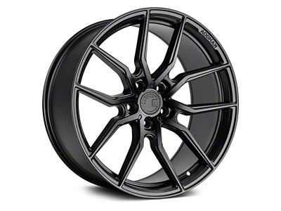 Aodhan AFF1 Matte Black Wheel; 20x9; 30mm Offset (16-24 Camaro)