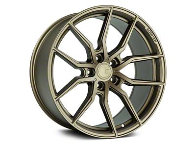 Aodhan AFF1 Matte Bronze Wheel; Rear Only; 20x10.5; 35mm Offset (16-24 Camaro)