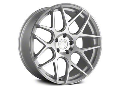 Aodhan AFF2 Gloss Silver Machined Wheel; Rear Only; 20x10.5; 35mm Offset (16-24 Camaro)