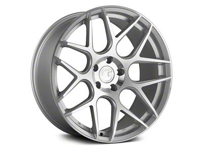 Aodhan AFF2 Gloss Silver Machined Wheel; Rear Only; 20x10.5 (16-24 Camaro)