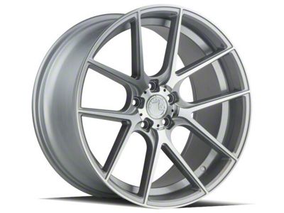 Aodhan AFF3 Gloss Silver Machined Wheel; 20x9; 30mm Offset (16-24 Camaro)