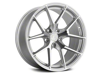 Aodhan AFF7 Gloss Silver Machined Wheel; 20x9; 30mm Offset (16-24 Camaro)
