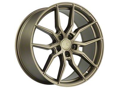 Aodhan AFF1 Matte Bronze Wheel; Rear Only; 20x10.5; 45mm Offset (15-23 Mustang GT, EcoBoost, V6)