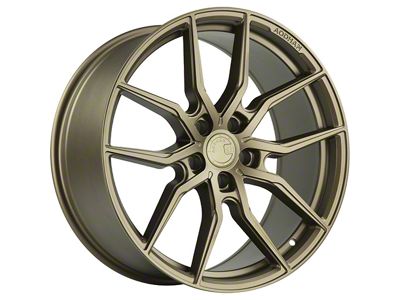 Aodhan AFF1 Matte Bronze Wheel; Rear Only; 20x10.5 (15-23 Mustang GT, EcoBoost, V6)