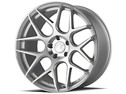 Aodhan AFF2 Gloss Silver Machined Face Wheel; Rear Only; 20x10.5; 45mm Offset (24-25 Mustang)