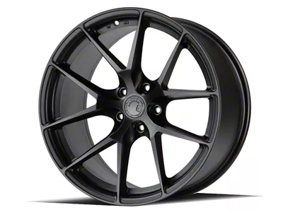 Aodhan AFF7 Matte Black Wheel; 20x9; 30mm Offset (24-25 Mustang GT, EcoBoost)
