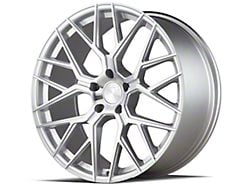 Aodhan AFF9 Gloss Silver Machined Face Wheel; 20x9; 30mm Offset (24-25 Mustang GT, EcoBoost)