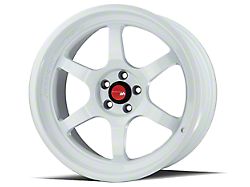 Aodhan AH08 Gloss White Wheel; 18x8.5; 35mm Offset (24-25 Mustang EcoBoost w/o Performance Pack)