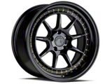 Aodhan DS-X Gloss Black with Gold Rivets Wheel; 19x9.5; 15mm Offset (24-25 Mustang)
