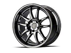 Aodhan DS02 Black Vacuum Wheel; Rear Only; 18x9.5; 22mm Offset (24-25 Mustang)