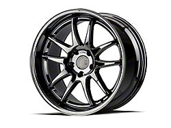 Aodhan DS02 Black Vacuum Wheel; Rear Only; 19x9.5; 22mm Offset (24-25 Mustang)