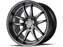 Aodhan DS02 Hyper Black Wheel; Rear Only; 19x11; 22mm Offset (24-25 Mustang)