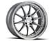 Aodhan DS07 Silver with Machine Face Wheel; 19x9.5 (2024 Mustang)