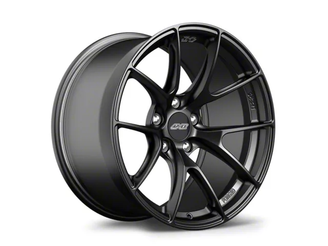 APEX VS-5RS Satin Black Wheel; Rear Only; 18x12 (05-09 Mustang)