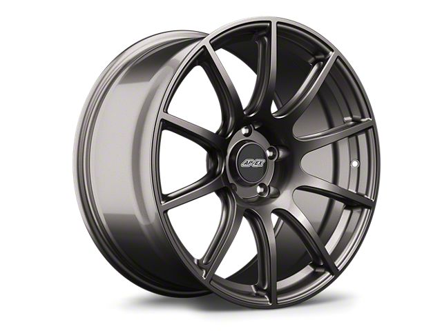 APEX SM-10 Anthracite Wheel; Rear Only; 19x11 (10-14 Mustang)