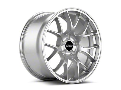 APEX EC-7 Race Silver Wheel; 18x10 (2024 Mustang EcoBoost w/o Performance Pack)