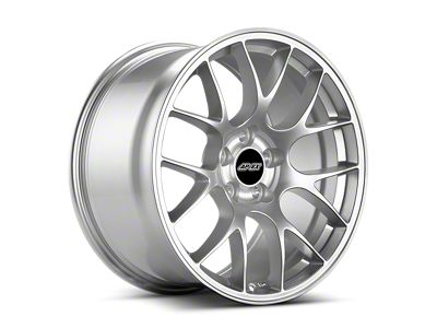 APEX EC-7 Race Silver Wheel; 18x9.5; 35mm Offset (24-25 Mustang EcoBoost w/o Performance Pack)