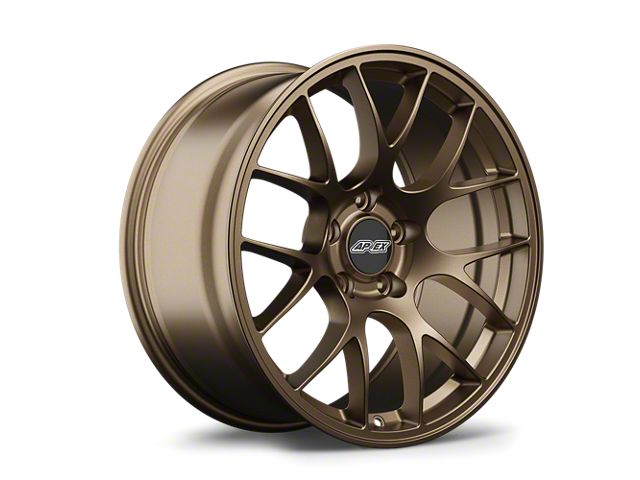 APEX EC-7 Satin Bronze Wheel; 18x10 (2024 Mustang EcoBoost w/o Performance Pack)