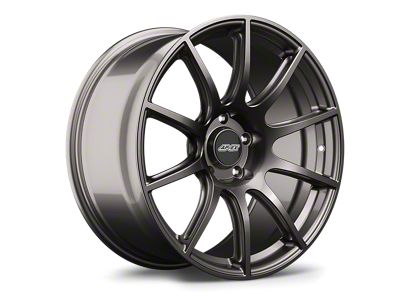 APEX SM-10 Anthracite Wheel; 18x10 (2024 Mustang EcoBoost w/o Performance Pack)