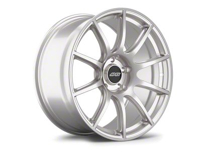APEX SM-10 Race Silver Wheel; Rear Only; 19x11; 52mm Offset (24-25 Mustang)