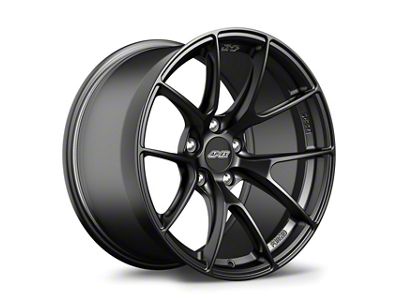 APEX VS-5RS Satin Black Wheel; Rear Only; 18x12; 57mm Offset (24-25 Mustang)