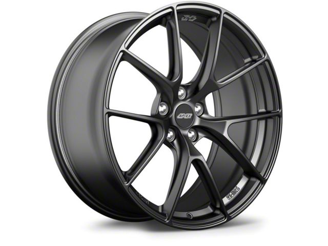 APEX VS-5RS Satin Black Wheel; Front Only; 20x9.5 (2024 Mustang)