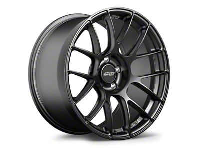 APEX EC-7RS Satin Black Wheel; Rear Only; 19x12.5; 55mm Offset (06-13 Corvette C6, Excluding Base)