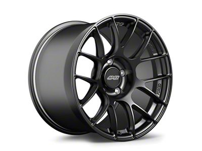 APEX EC-7RS Satin Black Wheel; Front Only; 18x11 (14-19 Corvette C7, Excluding Stingray)