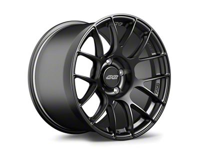APEX EC-7RS Satin Black Wheel; Rear Only; 18x12.5; 52mm Offset (14-19 Corvette C7, Excluding Stingray)