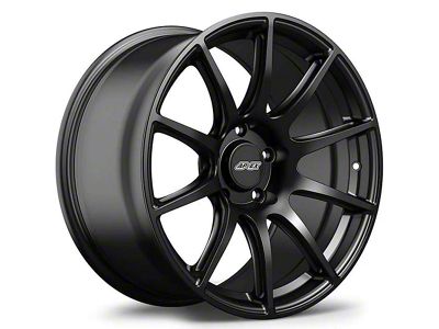 APEX SM-10 Satin Black Wheel; Rear Only; 18x12.5 (14-19 Corvette C7, Excluding Stingray)