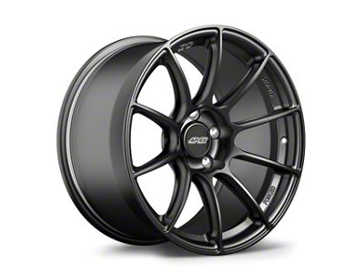 APEX SM-10RS Satin Black Wheel; Front Only; 18x11; 38mm Offset (14-19 Corvette C7, Excluding Stingray)