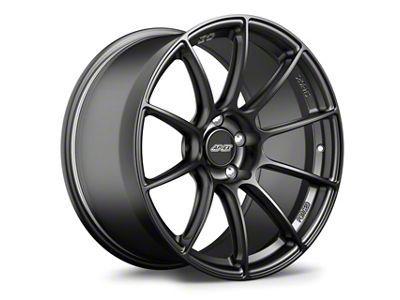 APEX SM-10RS Satin Black Wheel; Rear Only; 19x12.5; 55mm Offset (14-19 Corvette C7, Excluding Stingray)