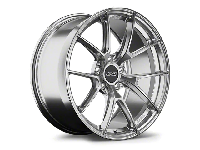 APEX VS-5RS Brushed Clear Wheel; Front Only; 19x10.5 (15-19 Corvette C7, Excluding Stingray)