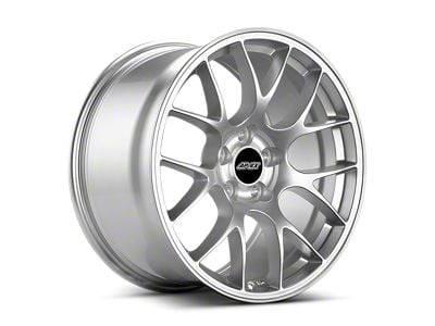 APEX EC-7 Race Silver Wheel; 19x10 (15-23 Mustang GT, EcoBoost, V6)