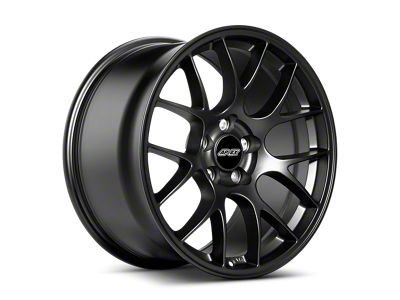 APEX EC-7 Satin Black Wheel; 18x9.5; 22mm Offset (99-04 Mustang)