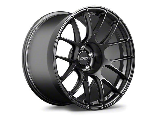 APEX EC-7RS Satin Black Wheel; Rear Only; 19x11 (15-20 Mustang GT350)