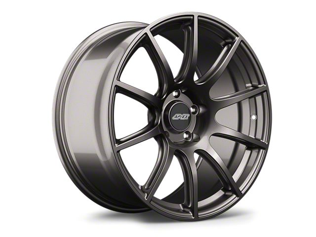 APEX SM-10 Anthracite Wheel; Rear Only; 19x11.5 (15-20 Mustang GT350)