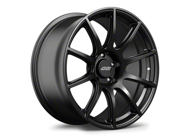 APEX SM-10 Satin Black Wheel; 19x10 (15-23 Mustang GT, EcoBoost, V6)