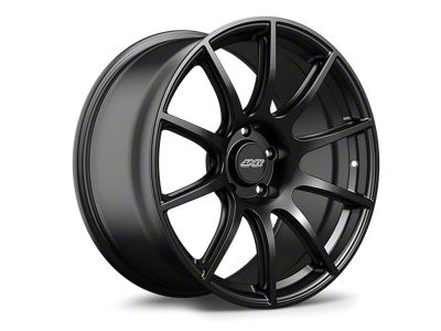 APEX SM-10 Satin Black Wheel; Front Only; 19x11; 26mm Offset (15-23 Mustang, Excluding GT500)