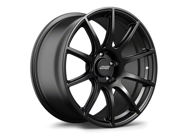 APEX SM-10 Satin Black Wheel; Front Only; 19x11 (15-23 Mustang, Excluding GT500)