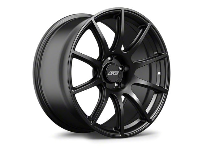 APEX SM-10 Satin Black Wheel; Rear Only; 19x11.5 (15-20 Mustang GT350)