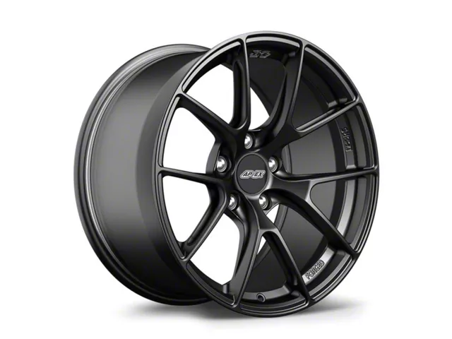 APEX VS-5RS Satin Black Wheel; Rear Only; 18x11.5 (20-22 Mustang GT500)