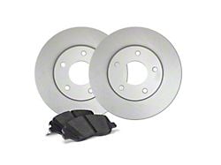 Apex One Enviro-Friendly Geomet OE Brake Rotor and Friction Point Pad Kit; Rear (05-10 Mustang; 11-12 Mustang GT500)