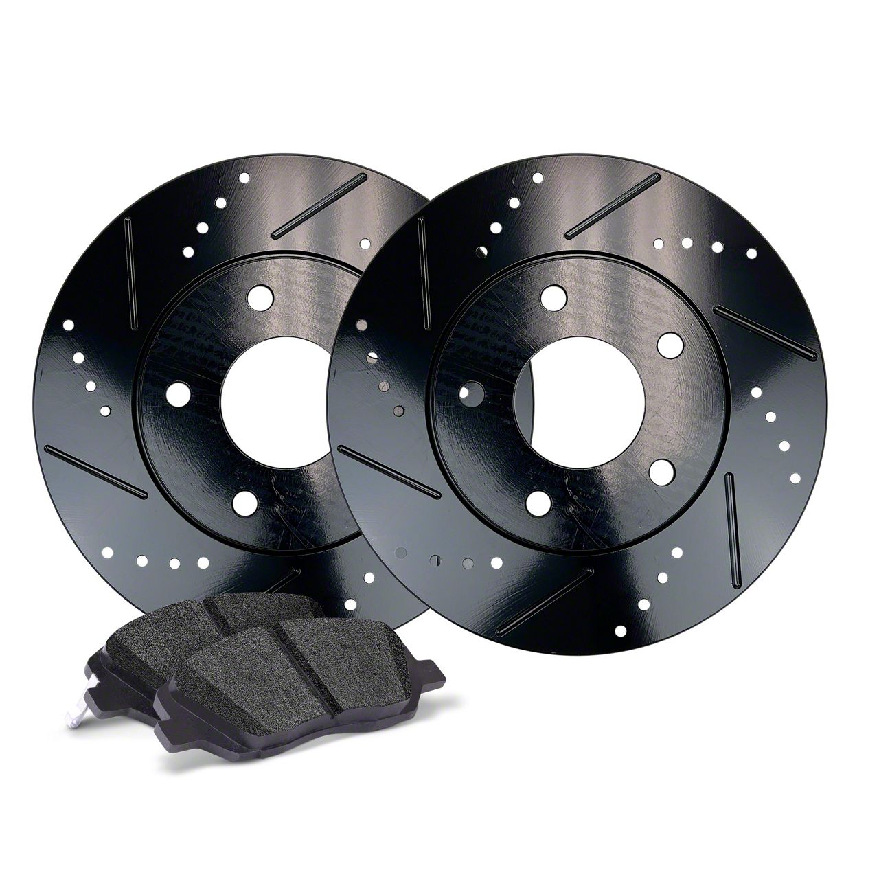 ●ON POINT PART ONE Apex One Charger Elite Cross-Drill and Slots Brake Rotor and