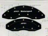 Gen III Brake Caliper Overlays; Black; Rear (08-23 Challenger w/ 18+ Inch Wheels)