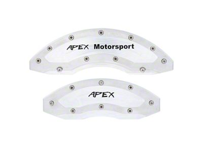 Apex Overlay Gen III Brake Caliper Overlays; Black; Front (05-25 Mustang, Excluding GT350 & GT500)