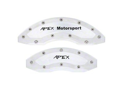 Apex Overlay Gen III Brake Caliper Overlays; Black; Front (05-24 Mustang, Excluding GT350 & GT500)